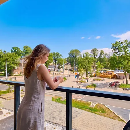 Amber Seaside - Luxury With Balcony And Parking In Apartment *
