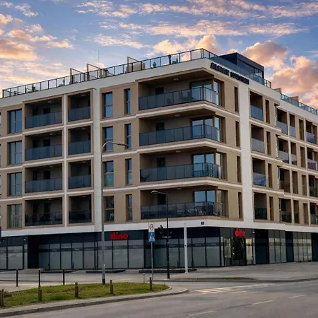 Apartment Amber Seaside - Luxury With Balcony And Parking In Danzig
